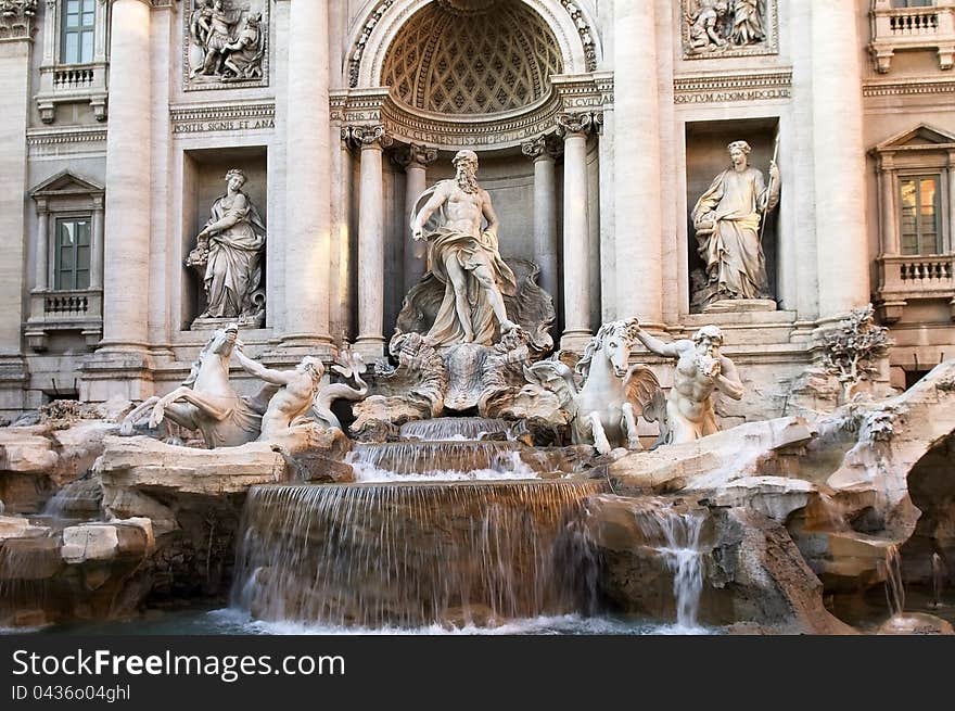 Trevi fountain, Rome, Italy