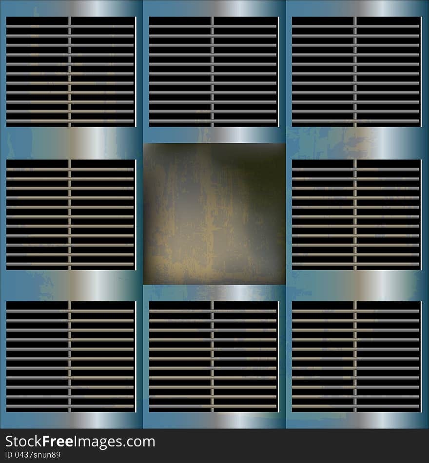 Abstract computer grilles with space for a message. Abstract computer grilles with space for a message