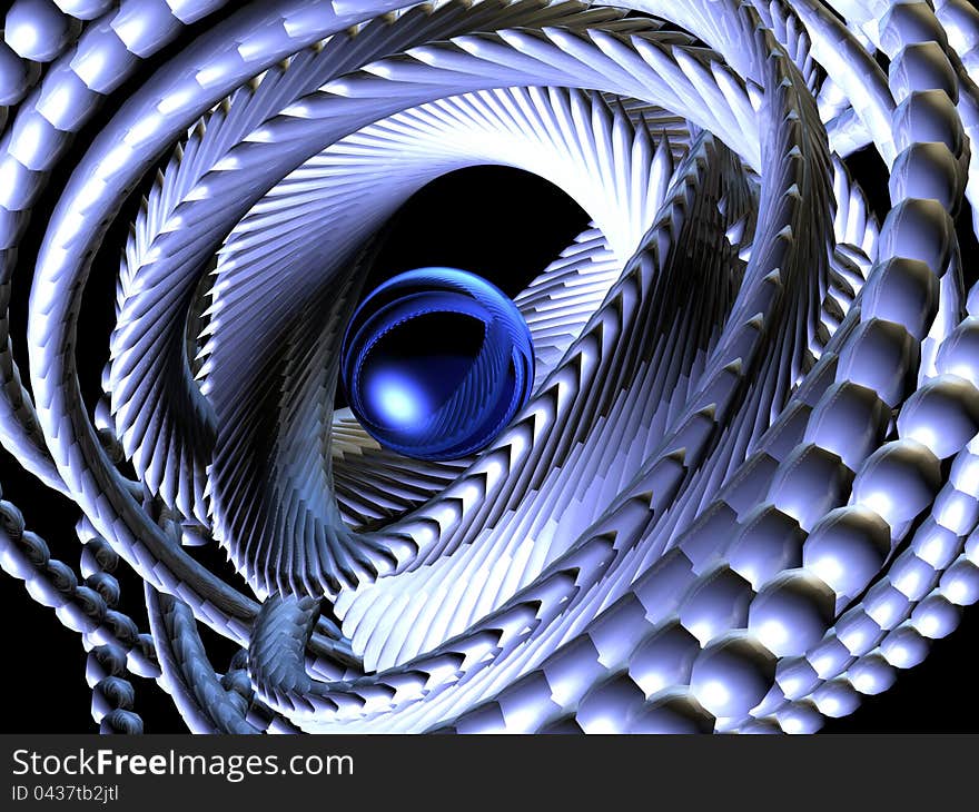 3D rendered digital image of an abstract background. 3D rendered digital image of an abstract background