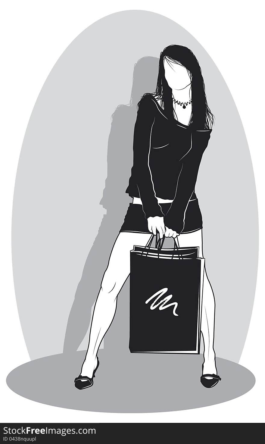 Shopping Silhouette