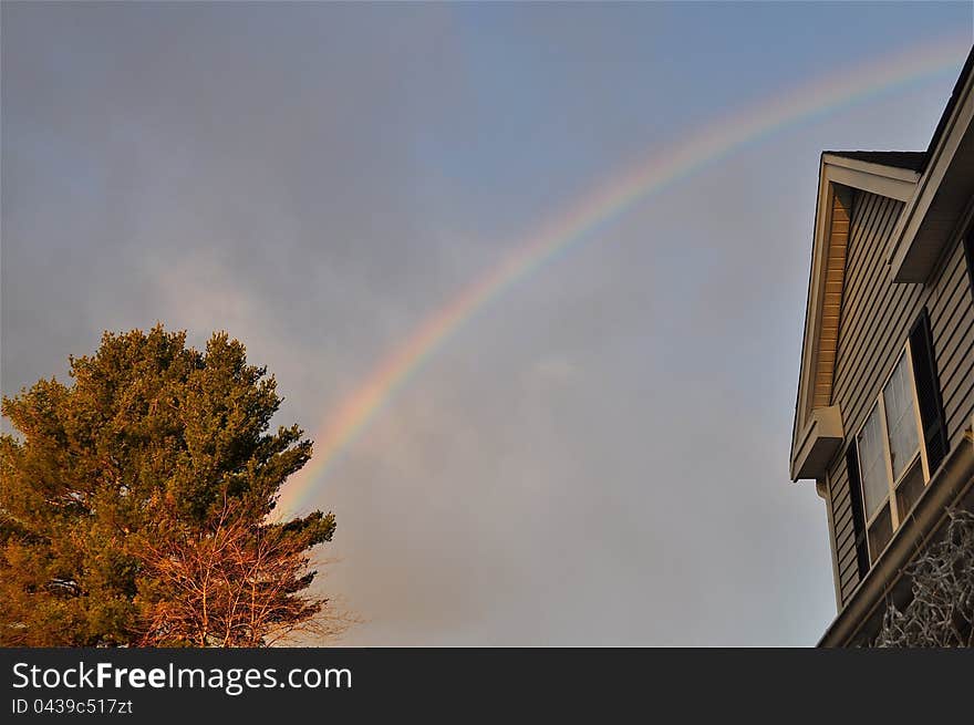 Rainbow in a Suburbia