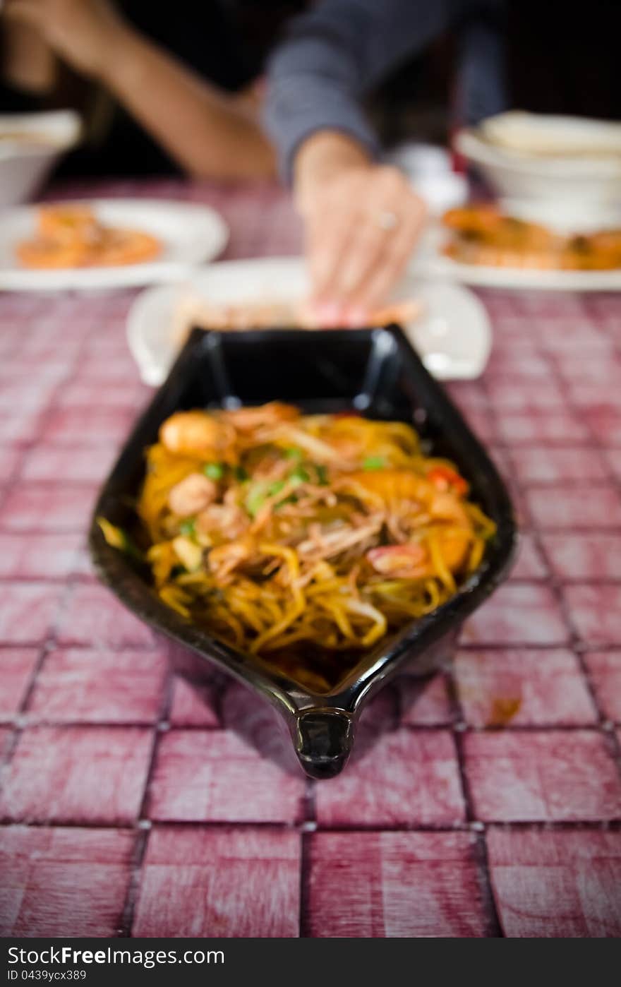 Fried Prawn Mee