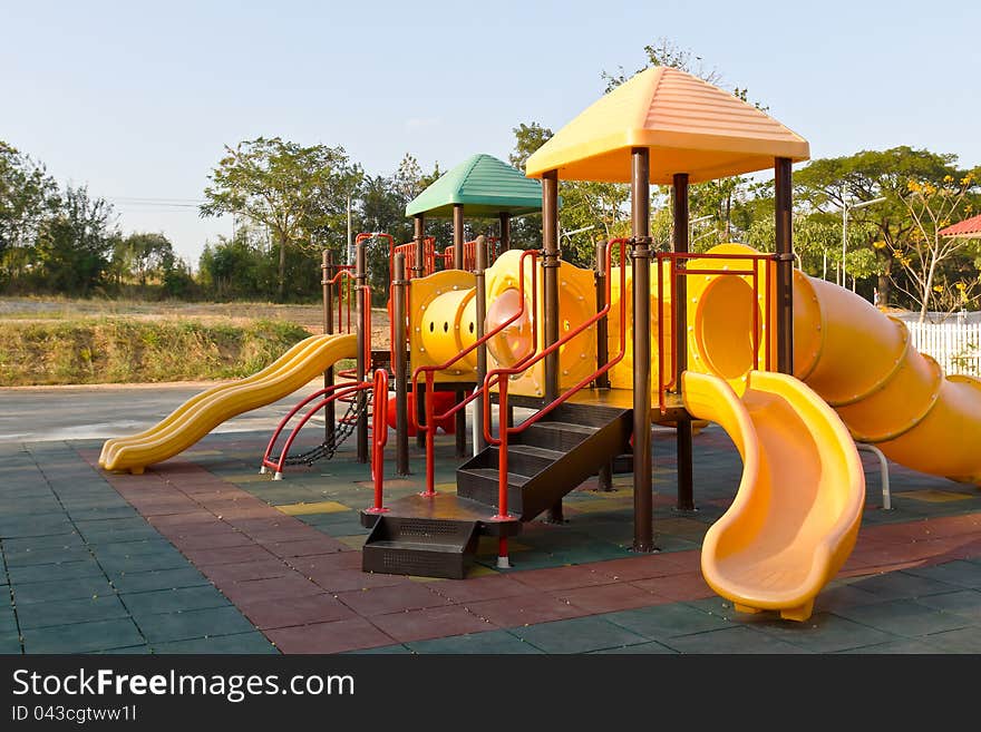 Children Playground In Park