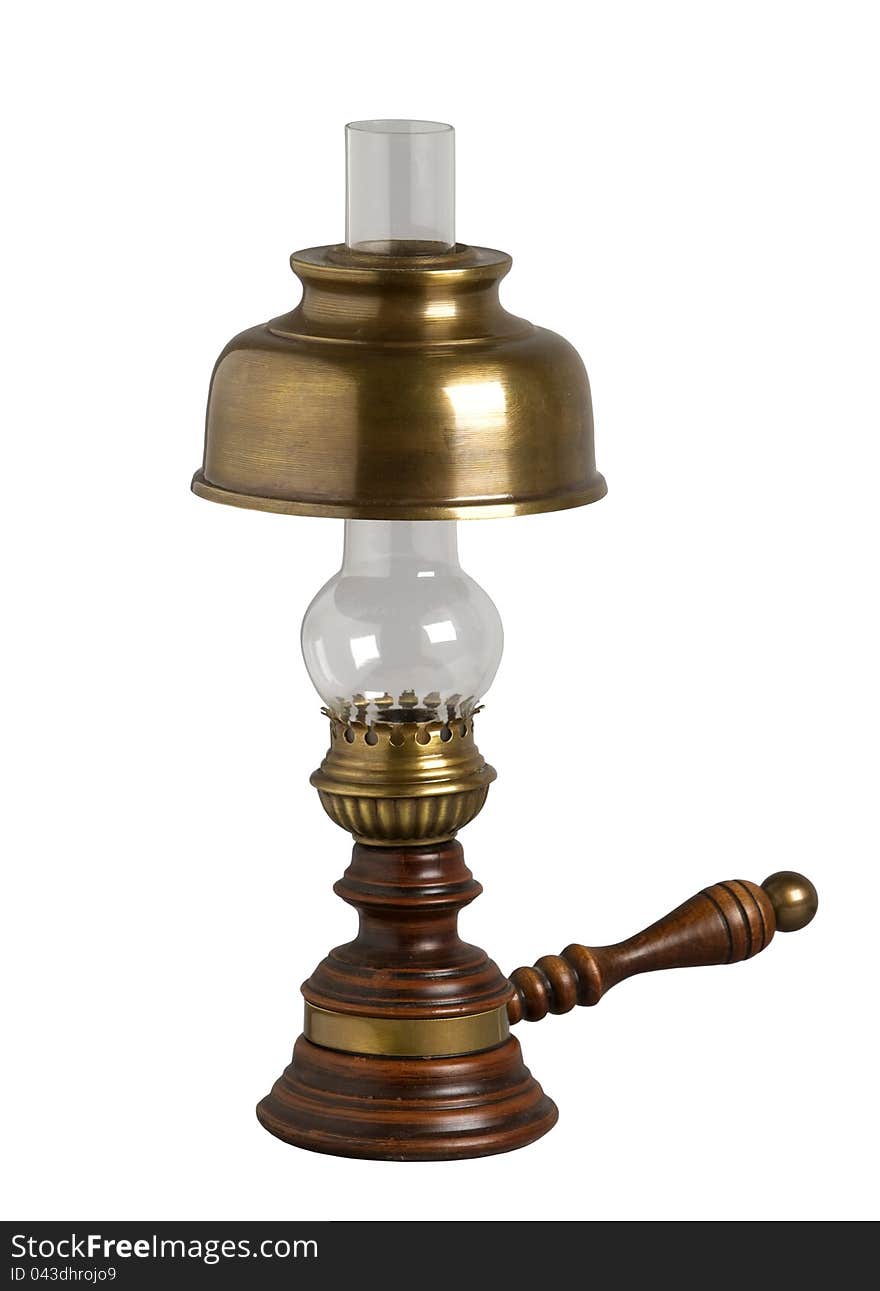 Antique oil lamp