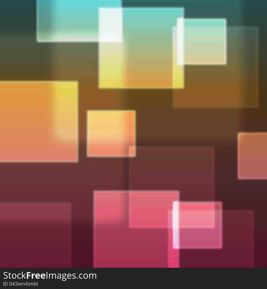 Illustration, colored squares - abstract background. Illustration, colored squares - abstract background