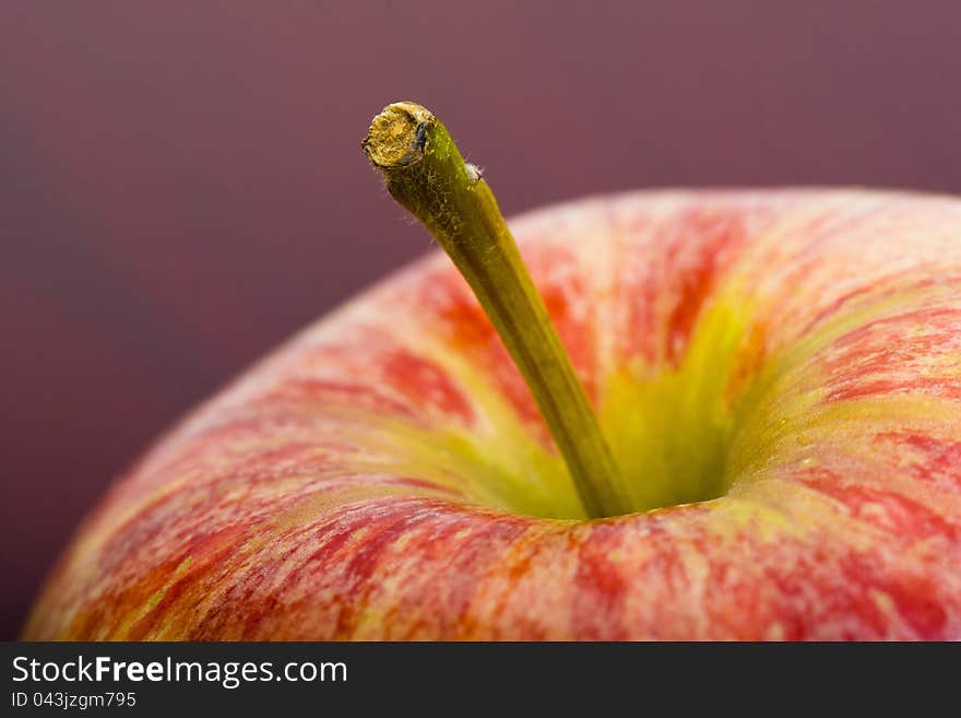 Macro photo of red apples. Macro photo of red apples