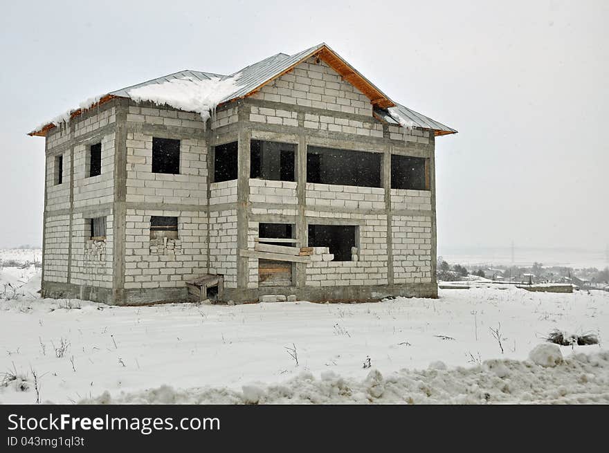 Roof Under Snow