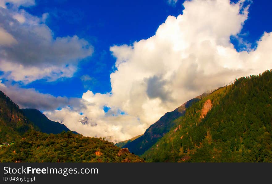 India, Himachal Pradesh, Parvati valley. India, Himachal Pradesh, Parvati valley