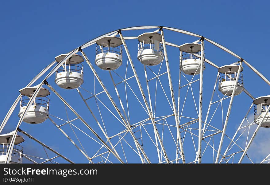 The Top of a Fun Fair Big Wheel Ride.