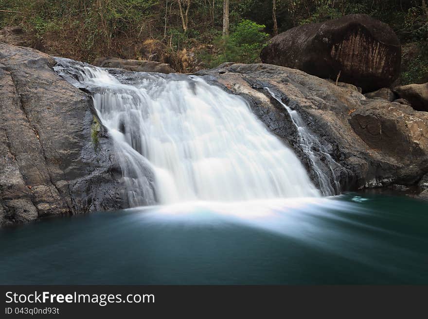 Waterfall in Thailand nation park. Waterfall in Thailand nation park