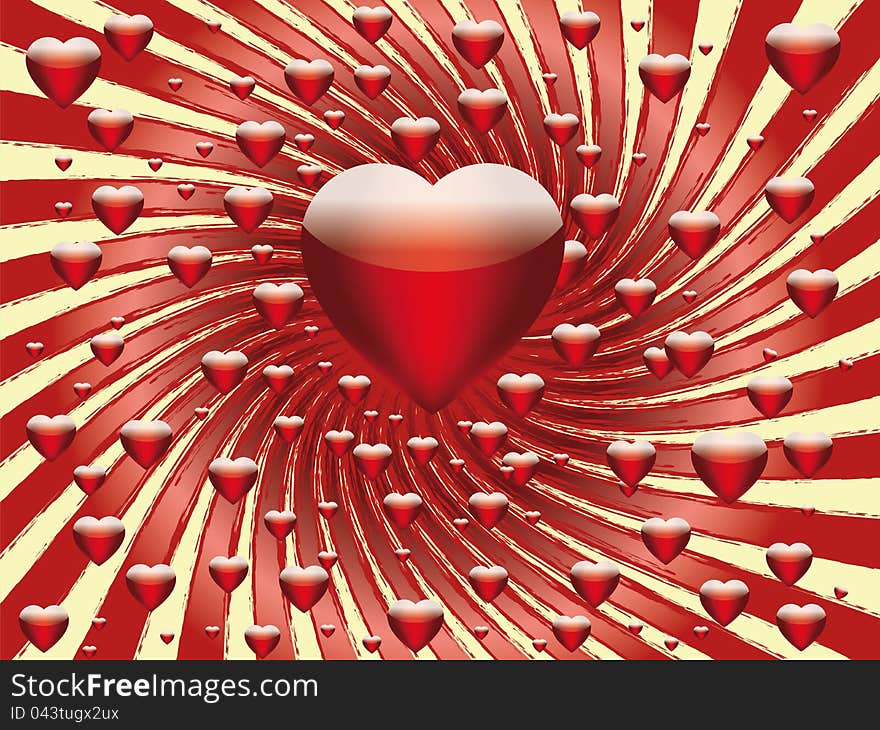 Happy valentines day or love hearts abstract background. Happy valentines day or love hearts abstract background