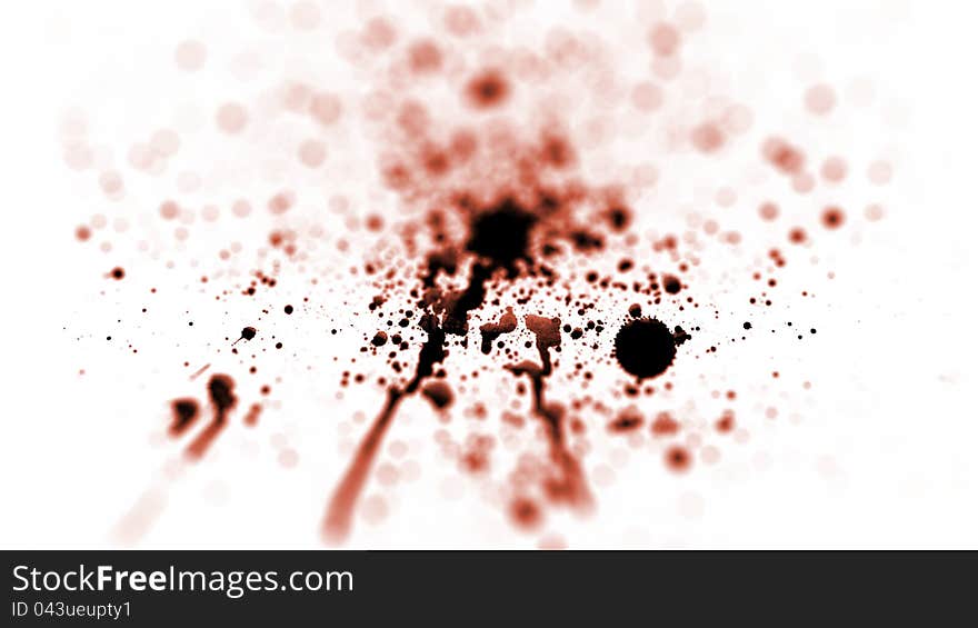 Abstract background - blots of blood, shallow depth of field. Abstract background - blots of blood, shallow depth of field