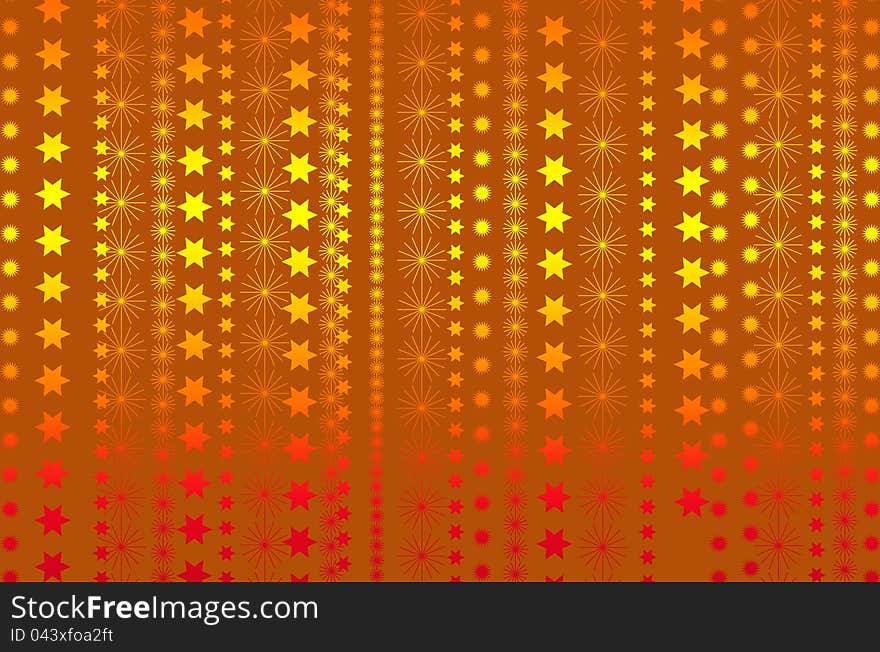 Abstract background custom star. Abstract background custom star