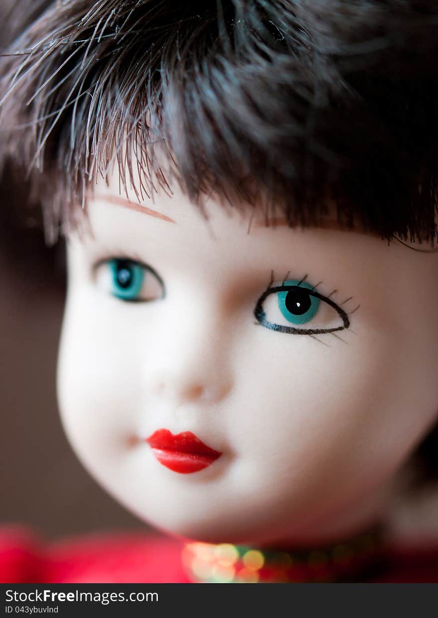 Cute doll portrait