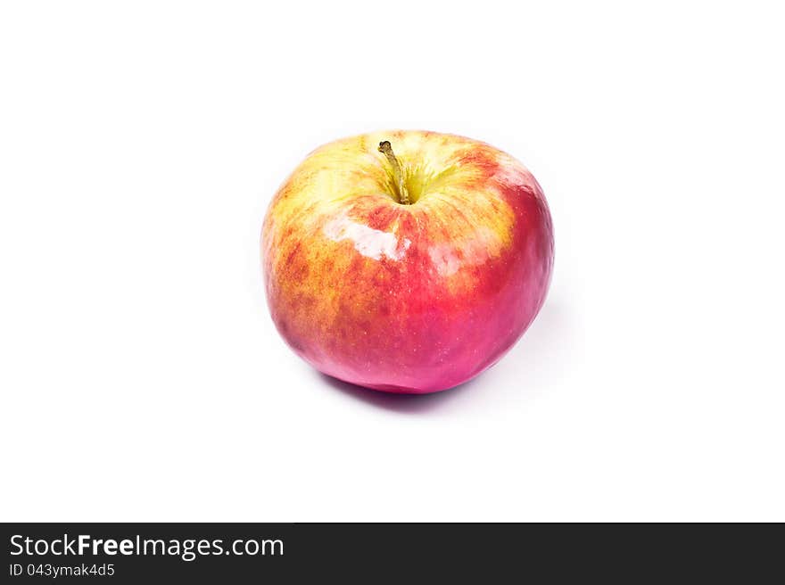 Red fresh tasty juicy apple. Red fresh tasty juicy apple