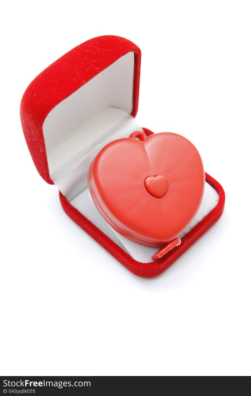 Red Heart in gift box