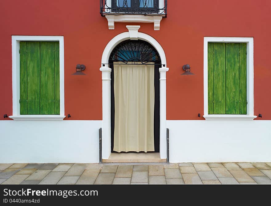 Colourful Houses Of Burano