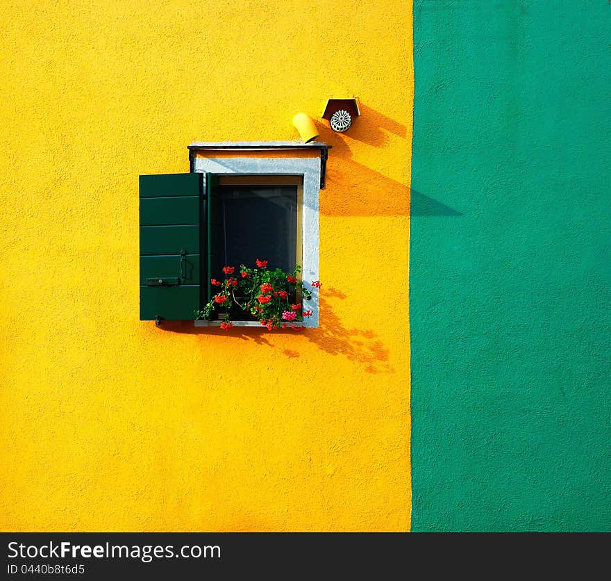 Colourful houses of Burano