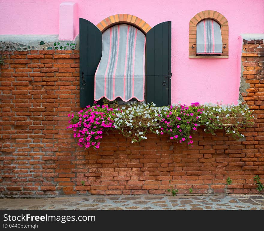 Colourful houses of Burano