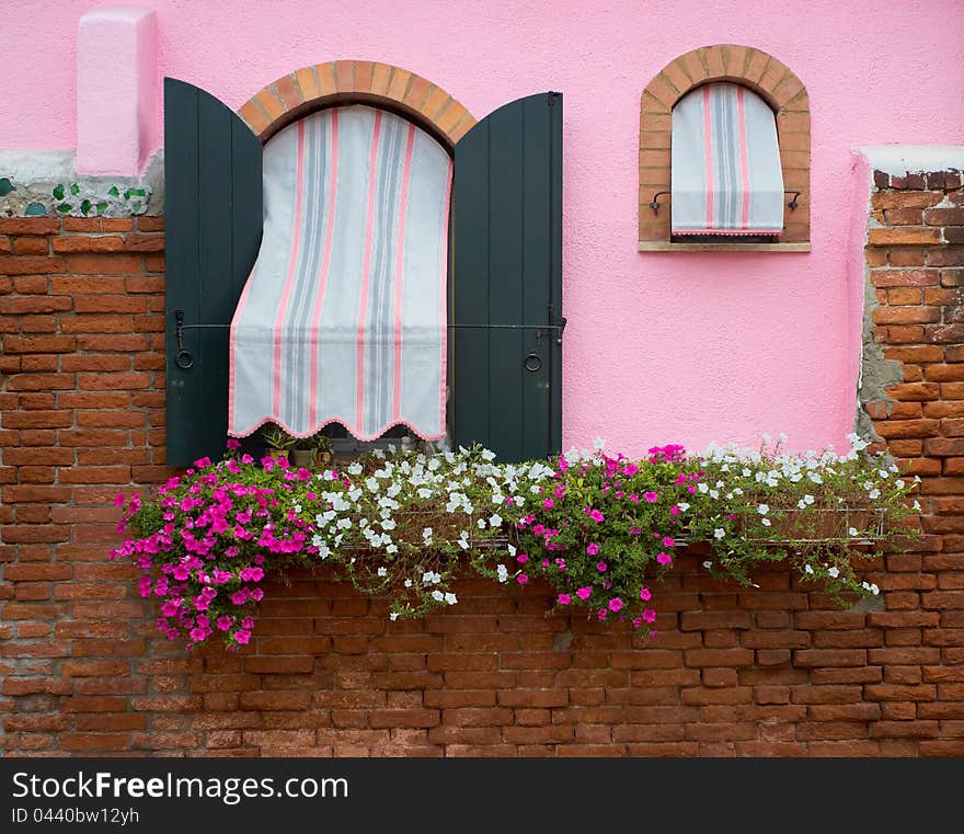 Colourful houses of Burano