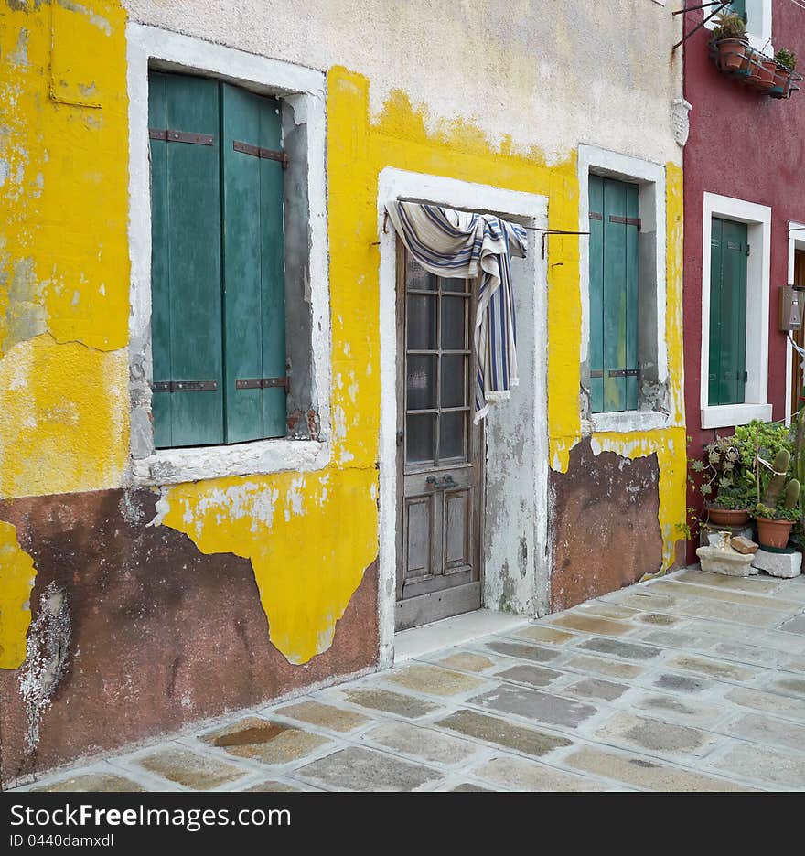 Colourful houses of Burano