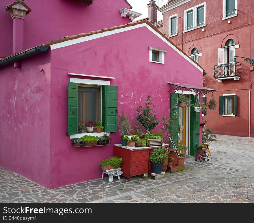 Colourful houses of Burano