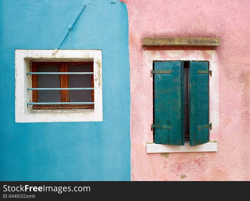 Colourful houses of Burano