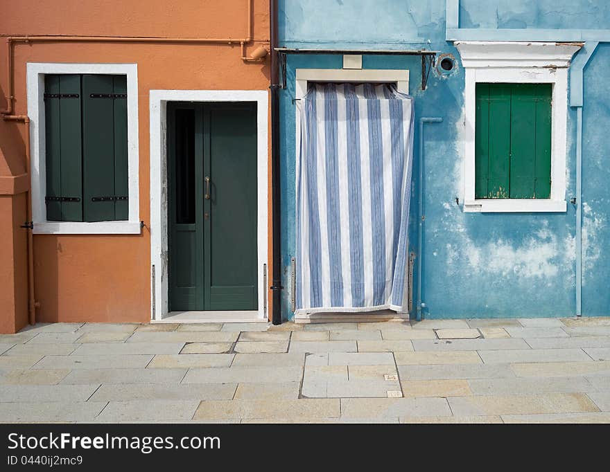 Colourful houses of Burano