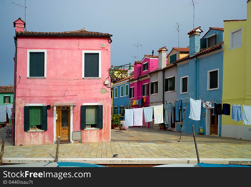 Colourful houses of Burano