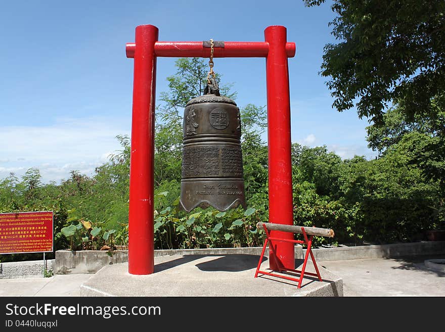 Buddhist bell on the Pattaya , Thailand, Southeast Asia