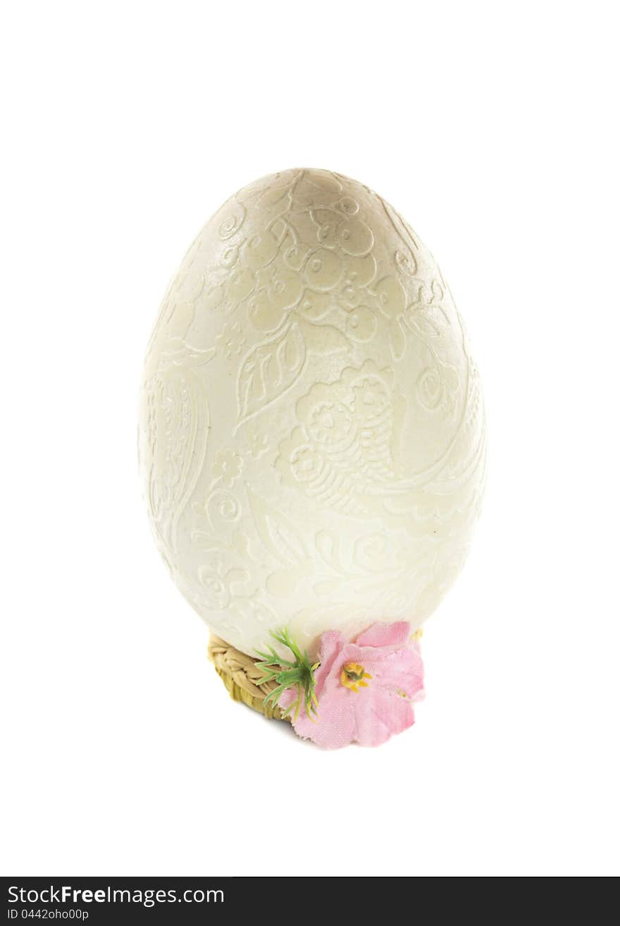 Easter Egg on a White background