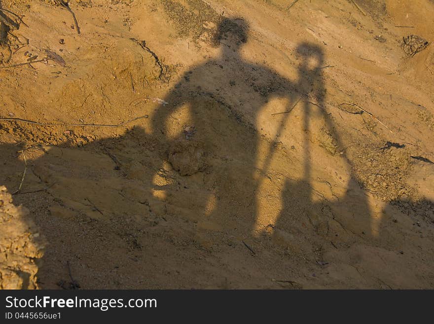 Cameraman Shadow.