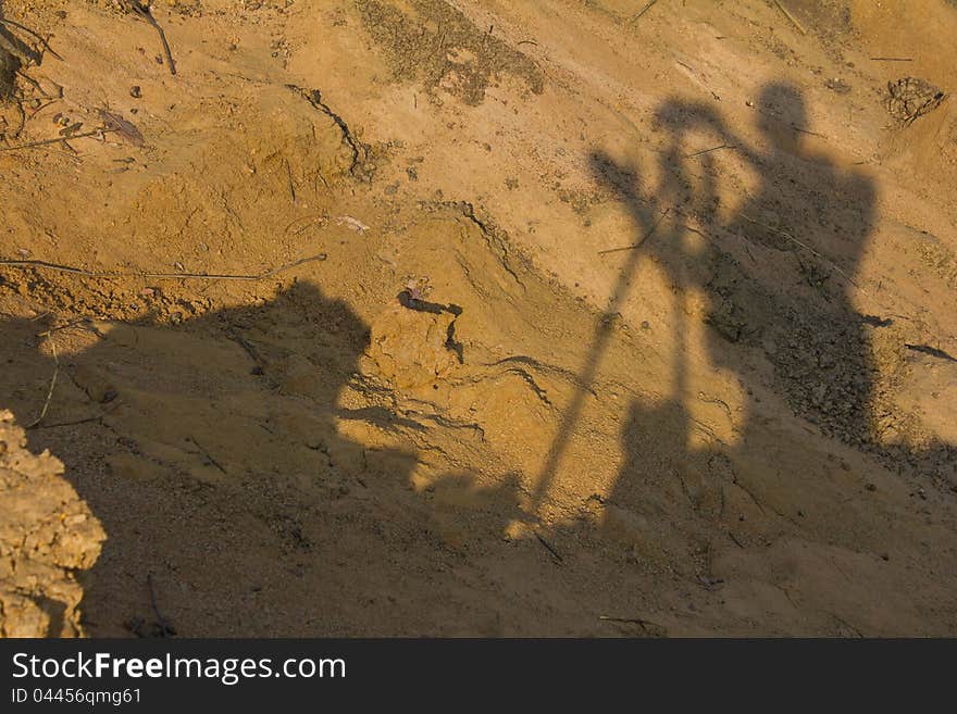 Cameraman Shadow.