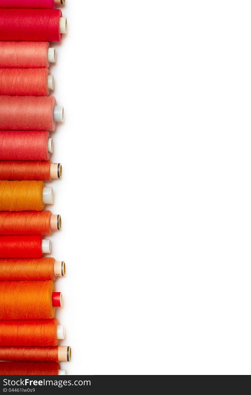 Colored bobbins