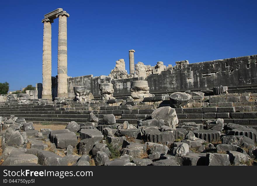 Temple Of Apollo In Antique City Of Didyma.