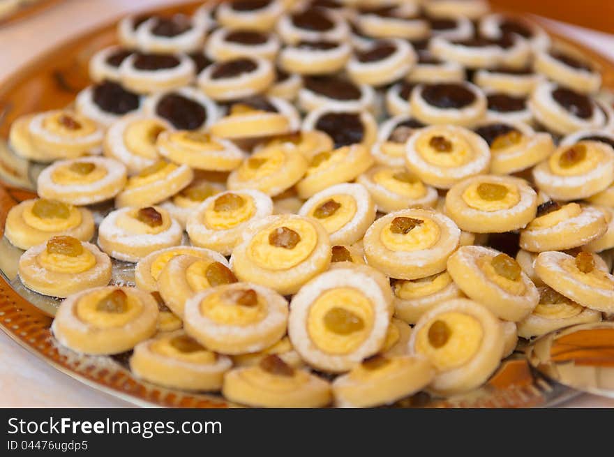 Traditional small baked sweets