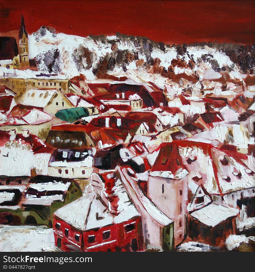 Red-white roofs