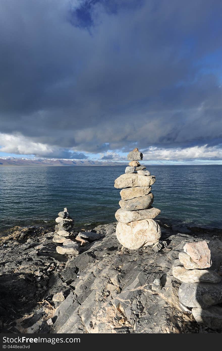 Mani stones of Tibet