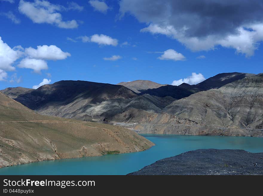 Lake of plateau