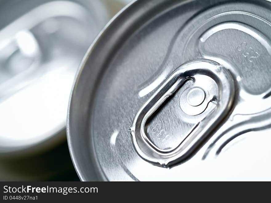 Top of aluminum can shot with shallow depth of field. Top of aluminum can shot with shallow depth of field.