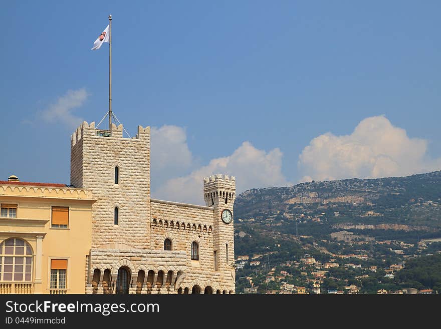 Royal Prince's Palace in Monaco . Royal Prince's Palace in Monaco .