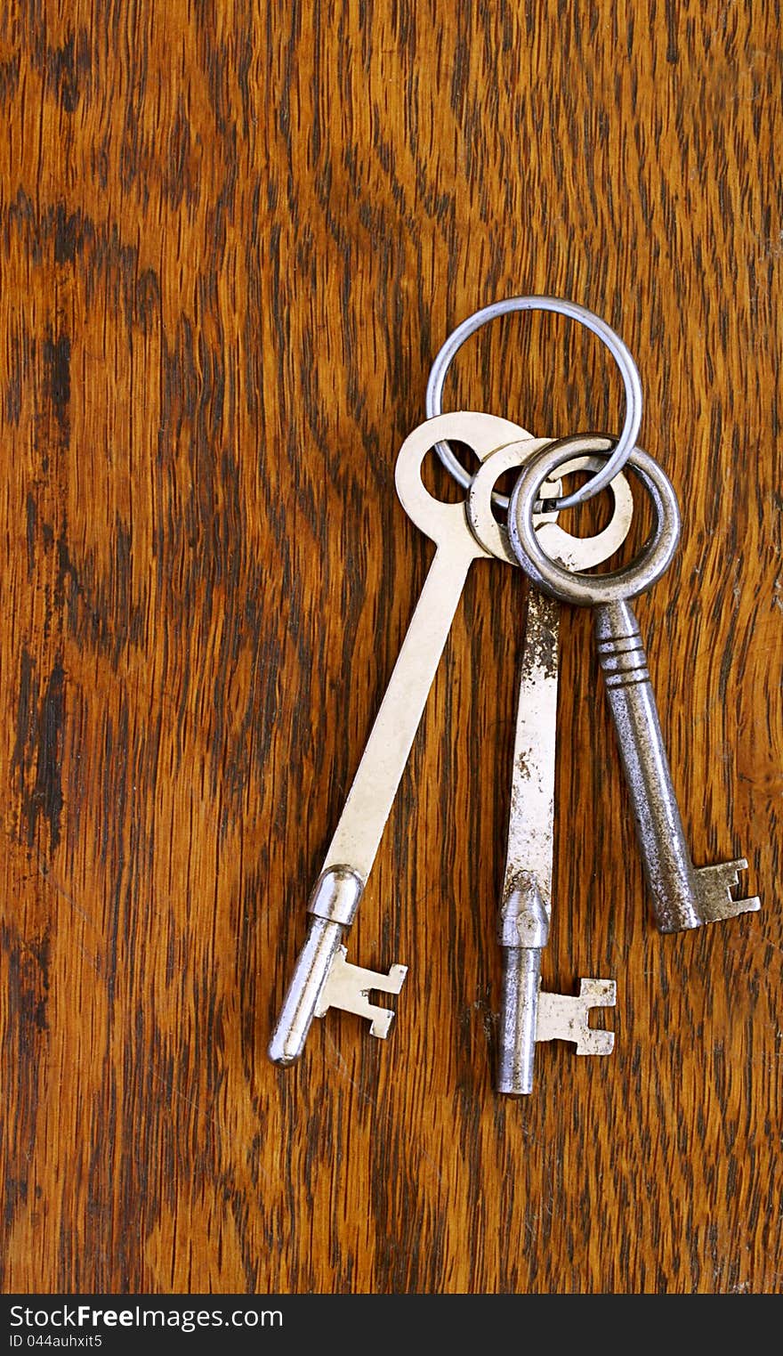 Antique keys on a ring