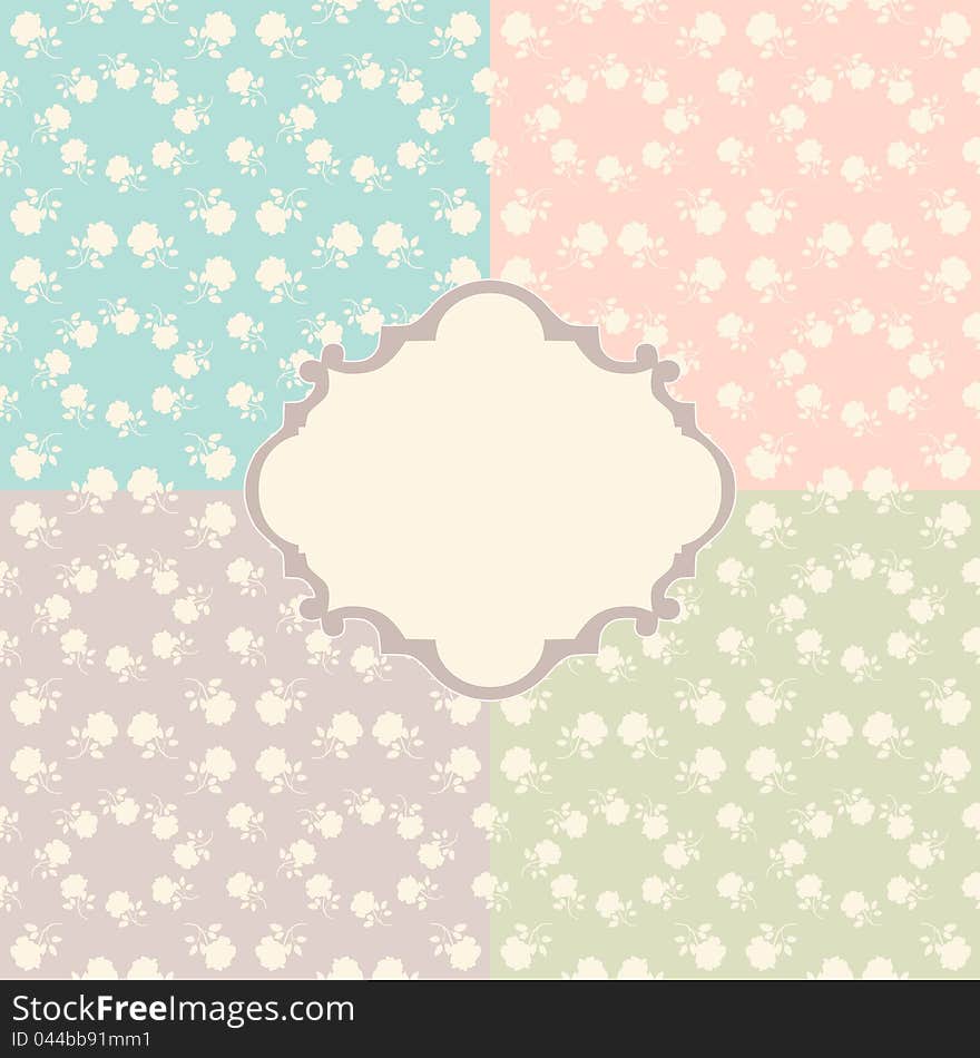 Seamless floral background