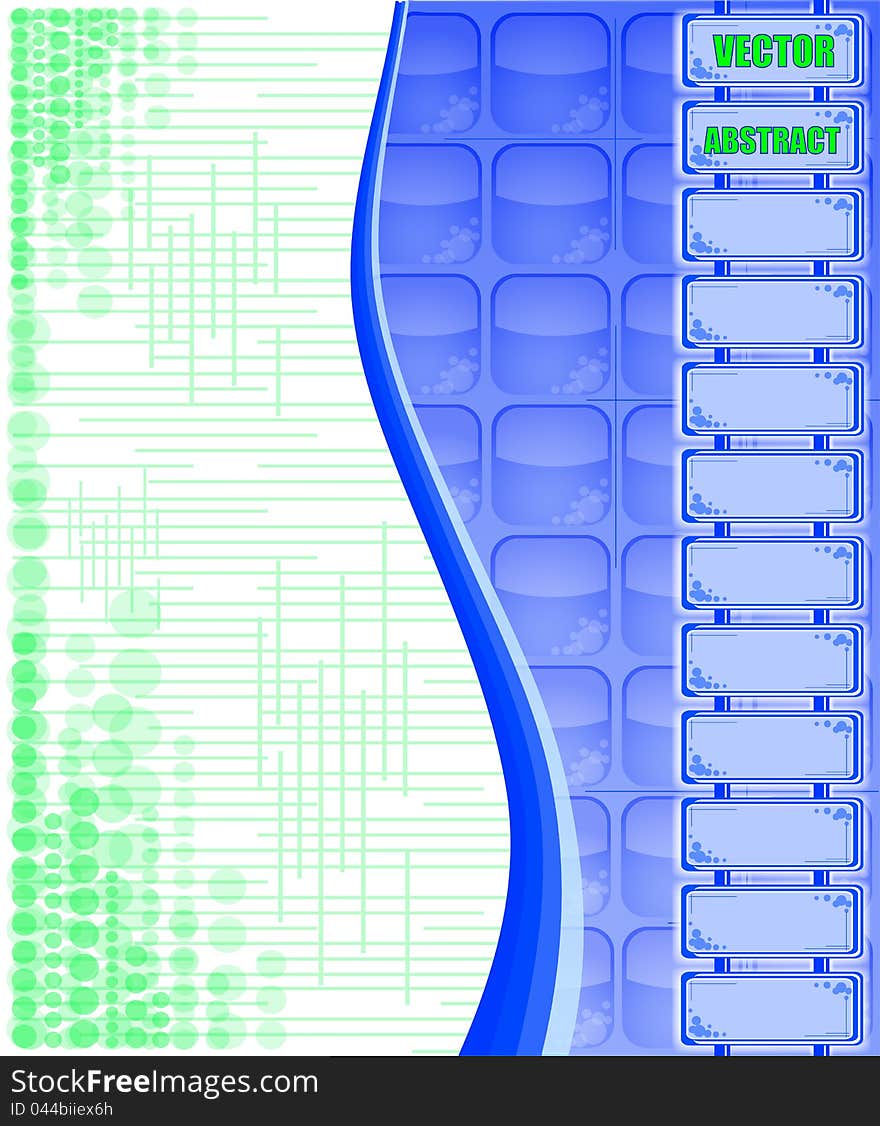 Abstract background with the forms for the text. Vector illustration