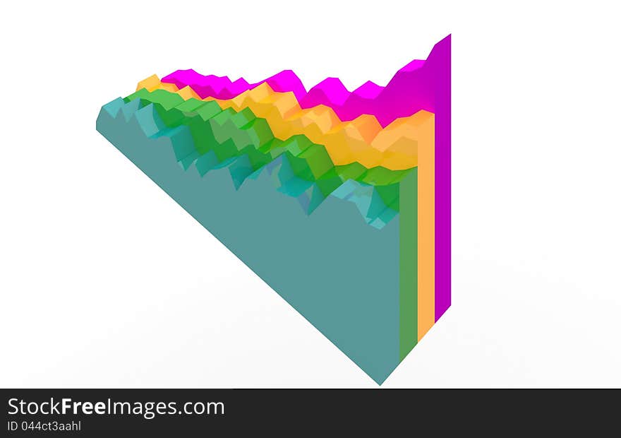 Timelapse business graph showing growth. Timelapse business graph showing growth.