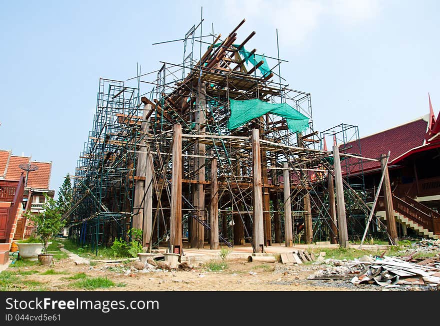 Thai style construction.