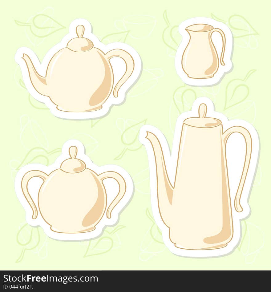 Teapots.