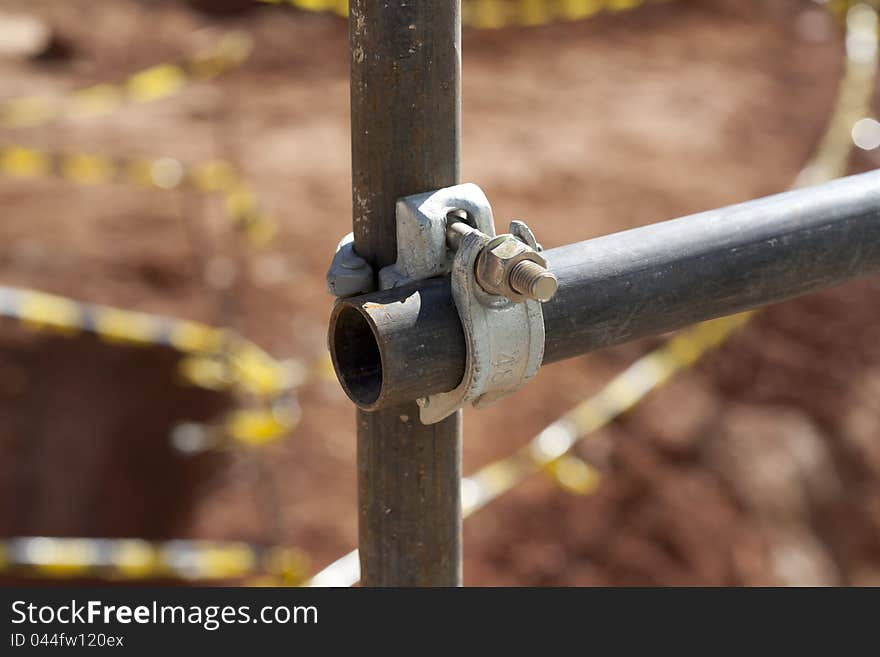 Steel pipes of a piece with its grip