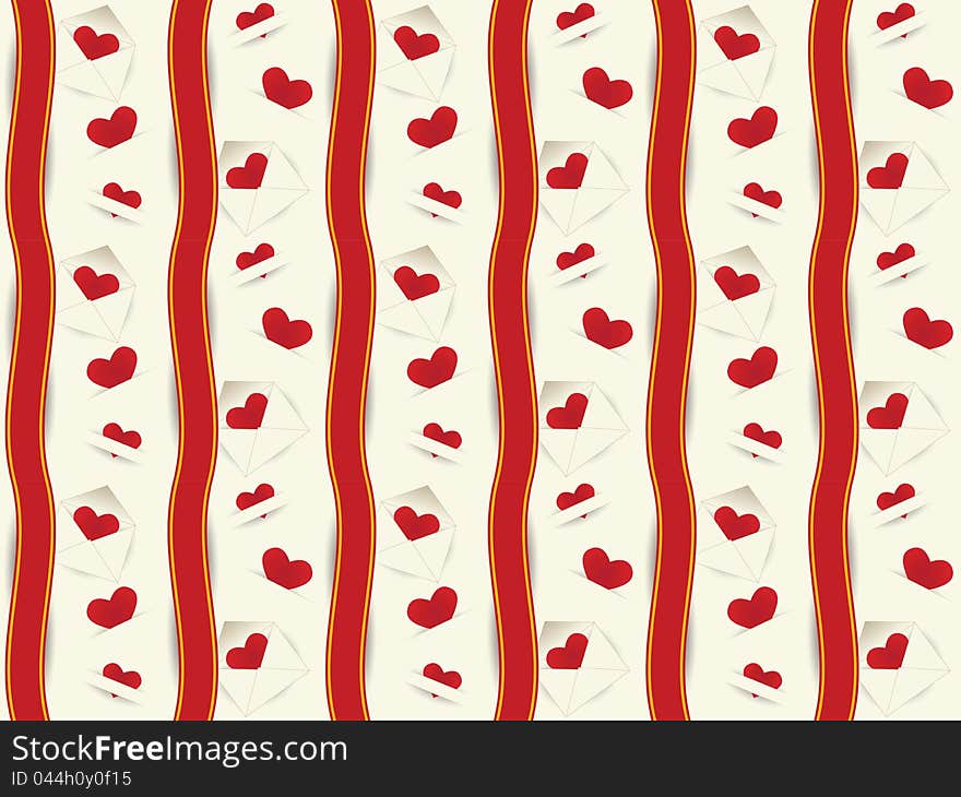 Seamless texture of red for Valentine's Day. Seamless texture of red for Valentine's Day