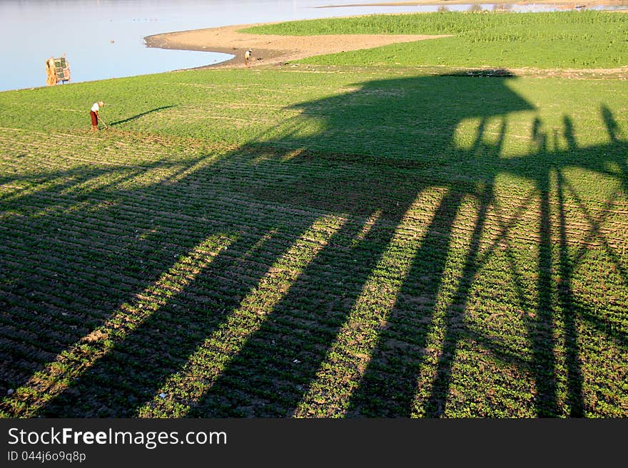 U Bein Bridge - Mandalay, Myanmar